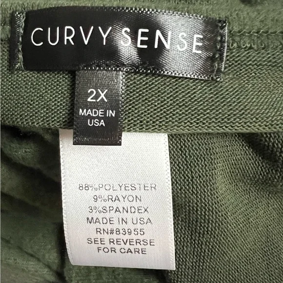 Green Turtleneck Bodycon Sweater Dress - Picture 5 of 6